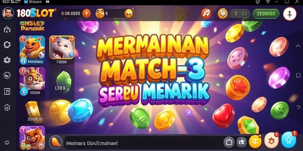 Tampilan gameplay 180SLOT yang menantang dan penuh warna.