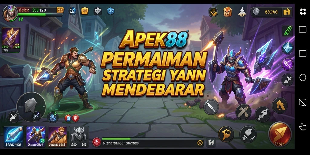 Tampilan gameplay APEK88 yang menegangkan dan strategis.
