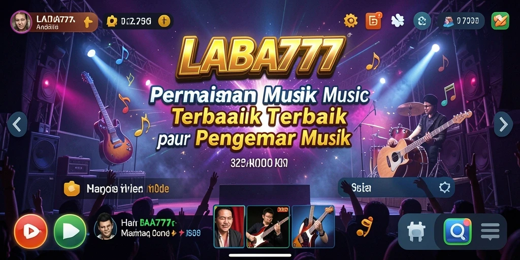 Tangkapan layar LABA777 memperlihatkan gameplay musik yang mengasyikkan.
