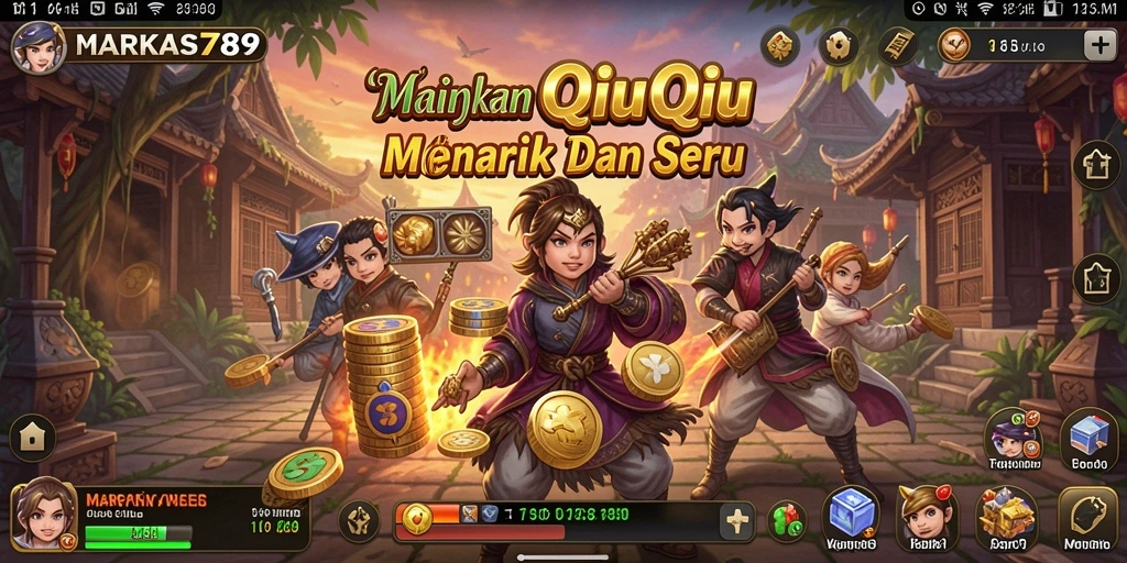 Tampilan gameplay menarik dari MARKAS789 di QiuQiu.