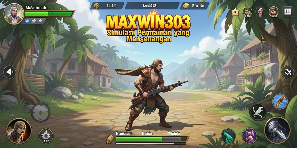 Tampilan grafis menakjubkan dari gameplay MAXWIN303.