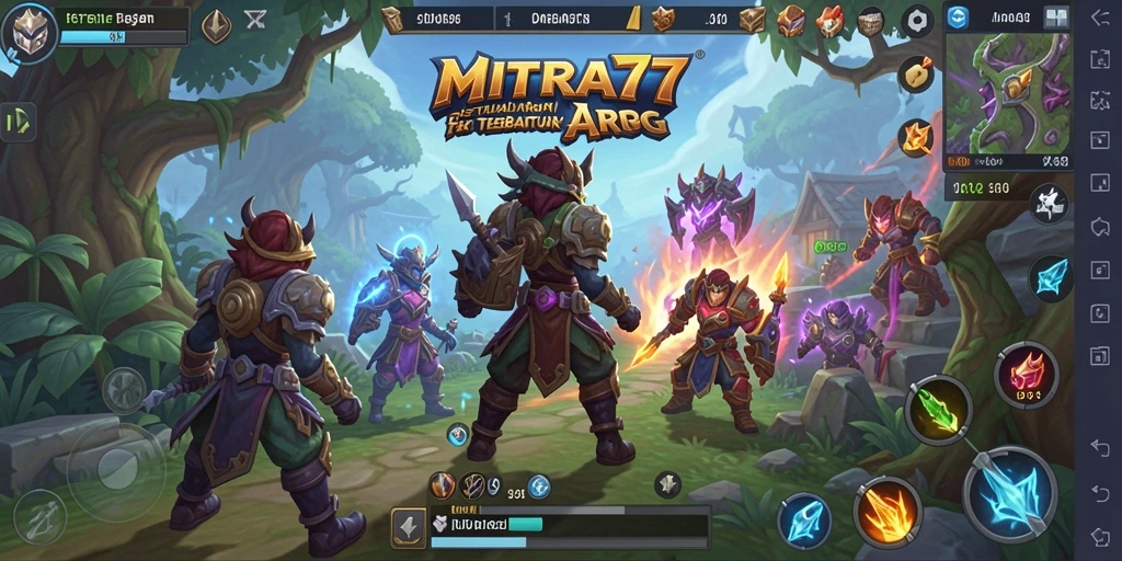 Tampilan gameplay menakjubkan dari <strong>MITRA77</strong> yang penuh aksi.