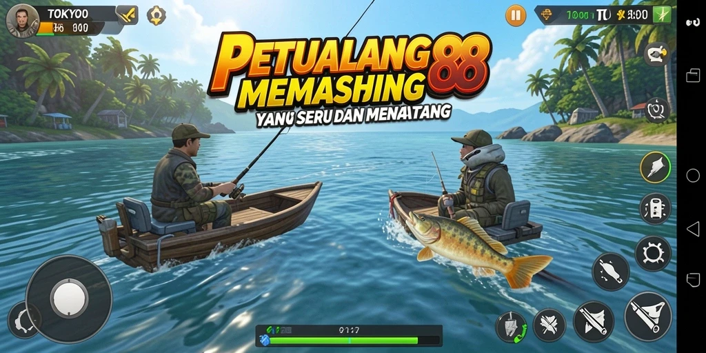 Tangkapan ikan yang menakjubkan dalam gameplay TOKYO88.
